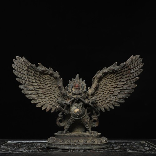 Statua garuda bronzo - garuda, in